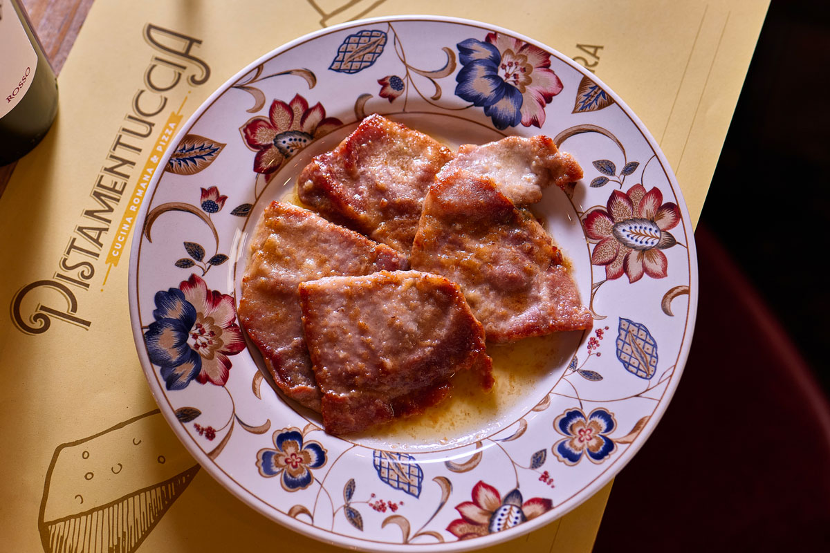 saltimbocca alla romana meat dish